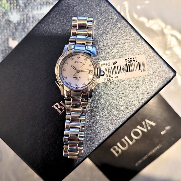 Bulova Women's Marine Star Diamond Dress Watch - Picture 1 of 7